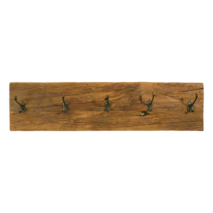 Teak clothing hanger board