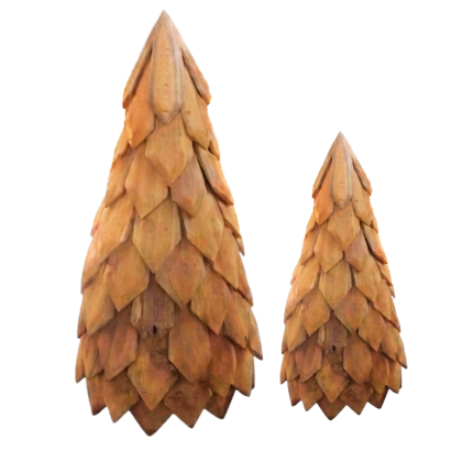 3D pine teak decor