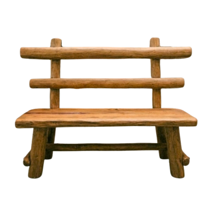 Farmhouse teak bench
