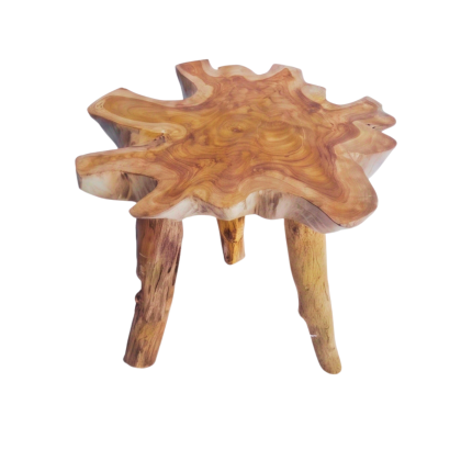 3 legs teak coffee table