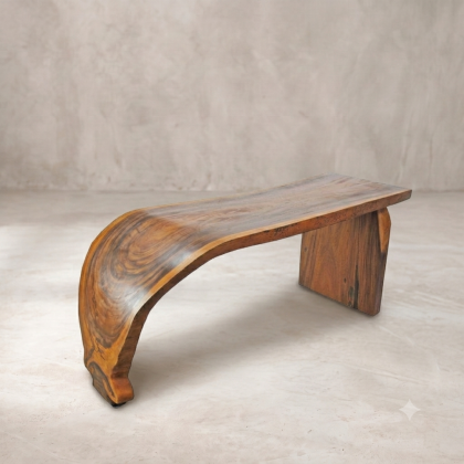 Curved suar dining table